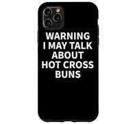 Custodia per iPhone 11 Pro Max Hot Cross Buns Apparel - Divertente design per amanti dello chignon