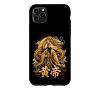Custodia per iPhone 11 Pro Max Huangdi Divinità Cinese Drago Imperatore Cina Mitologia