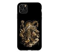 Custodia per iPhone 11 Pro Max Huangdi Imperatore Giallo Drago Cinese Mitologia