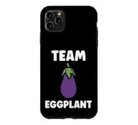 Custodia per iPhone 11 Pro Max Humor food eggplant simple team eggplant