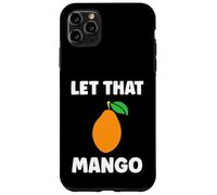 Custodia per iPhone 11 Pro Max Humor mangoes cute fruit minimalist simple let that mango