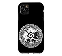 Custodia per iPhone 11 Pro Max Hunab Ku Aztec Maya Calendario Simbolo