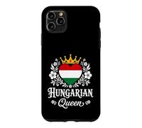 Custodia per iPhone 11 Pro Max Hungarian Queen Hungary Flag Proud Hungarian Woman