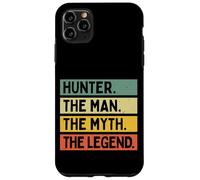 Custodia per iPhone 11 Pro Max Hunter The Man The Myth The Legend Citazione personalizzata divertente