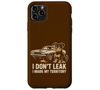 Custodia per iPhone 11 Pro Max I Don't Leak Mark My Territory Old Classic Muscle Car Dog