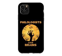 Custodia per iPhone 11 Pro Max I filologi amano il cervello di Halloween