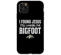 Custodia per iPhone 11 Pro Max I Found Jesus Still Looking for Bigfoot Funny Christian