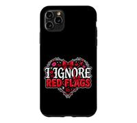 Custodia per iPhone 11 Pro Max I Ignore Red Flags Incontri di relazioni caotiche