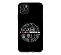 Custodia per iPhone 11 Pro Max I Love Algebra - Insegnante di matematica Studente di matematica