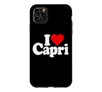 Custodia per iPhone 11 Pro Max I LOVE HEART CAPRI ITALIA CAMPANIA
