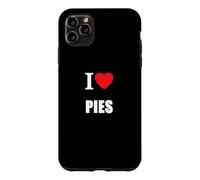 Custodia per iPhone 11 Pro Max I Love Pies Carne Patate Mela Pizza Bistecca Baker Chef Cuoco