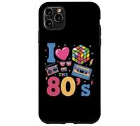 Custodia per iPhone 11 Pro Max I love the 80's slogan, 80s-themed party Costume for Women