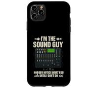 Custodia per iPhone 11 Pro Max I' m the Sound Guy Funny Audio Engineer Sound Mixing Board