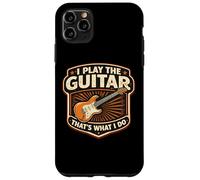 Custodia per iPhone 11 Pro Max I Play The Guitar That's What I Do Cantonista Vintage