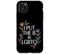Custodia per iPhone 11 Pro Max I Put The B In LGBTQ Identità Bi-Orgoglio |-