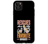 Custodia per iPhone 11 Pro Max I salvataggi sono il mio rifugio per animali di razza preferita Aiuto