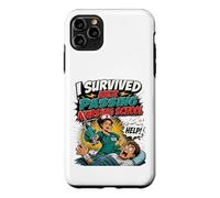 Custodia per iPhone 11 Pro Max I Survived Her Passing Nursing School Funny Nurse Boyfriend