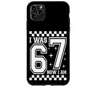 Custodia per iPhone 11 Pro Max I Was 6 Now I'm 7 Funny 67 Birthday Boys Girls party