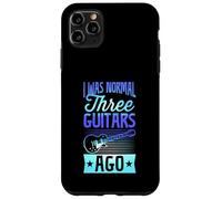Custodia per iPhone 11 Pro Max I Was Normal Three Guitars Ago Guitar Collector Joke