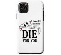 Custodia per iPhone 11 Pro Max I Would Pretend Die for Ya You Valentines Couple Anniversary