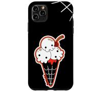Custodia per iPhone 11 Pro Max Ice Cream Skull Spoopy Yami Kawaii Halloween Design, Spooky