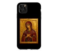Custodia per iPhone 11 Pro Max Icona della Madonna Addolorata - Le Sette Spade di Maria