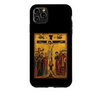Custodia per iPhone 11 Pro Max Icona ortodossa della crocifissione di Cristo
