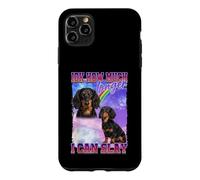 Custodia per iPhone 11 Pro Max IDK How Much Longer Slay Black Long Haired Dachshund Lover