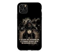 Custodia per iPhone 11 Pro Max If The Devil Isn't Bothering You... Men Christian Motorcycle