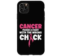 Custodia per iPhone 11 Pro Max Il cancro ha scelto di combattere con la ragazza sbagliata