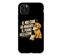 Custodia per iPhone 11 Pro Max Il cane ha mangiato il piano della lezione Prof