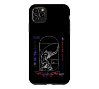 Custodia per iPhone 11 Pro Max Il Caos fa parte del piano Vitruvian Man Y2K Streetwear