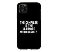 Custodia per iPhone 11 Pro Max Il compilatore è l'ultimo codice audace della meritocrazia