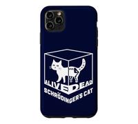 Custodia per iPhone 11 Pro Max Il gatto di Double Schrodinger Dead & Alive Quantum Physics