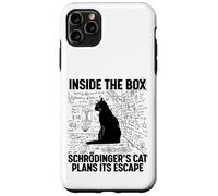Custodia per iPhone 11 Pro Max Il gatto di Schrodinger pianifica la sua fuga