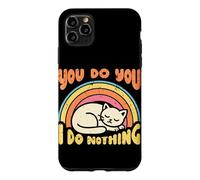 Custodia per iPhone 11 Pro Max Il gatto non fa niente. Felino assonnato e stanco