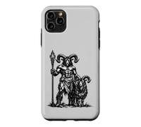 Custodia per iPhone 11 Pro Max Il guardiano demoniaco Azazel e il suo compagno di capra