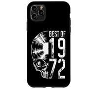 Custodia per iPhone 11 Pro Max Il meglio del disco in vinile vintage del 1972 Lover Gothic Skull LP
