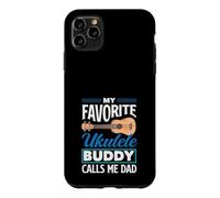 Custodia per iPhone 11 Pro Max Il mio amico preferito per l'ukulele mi chiama papà Funny Ukulele Dad