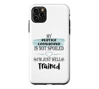 Custodia per iPhone 11 Pro Max Il mio cane Redtick Coonhound non è viziato solo ben addestrato
