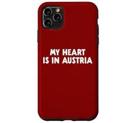 Custodia per iPhone 11 Pro Max Il mio cuore è in Austria
