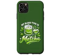 Custodia per iPhone 11 Pro Max Il mio gruppo sanguigno è Matcha IV Bag Green Latte Drink