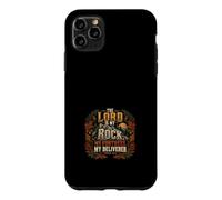 Custodia per iPhone 11 Pro Max Il Signore è la mia roccia Il mio Salmo Fortezza 18 2