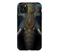 Custodia per iPhone 11 Pro Max Il sublime maestoso re elefante fantasy