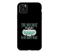 Custodia per iPhone 11 Pro Max Il tavolo del Baccarat è il mio posto felice Giocatori di Baccarat divertenti