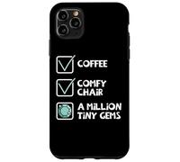 Custodia per iPhone 11 Pro Max Illion Tiny Gems, pittura a diamante, fai da te, umorismo