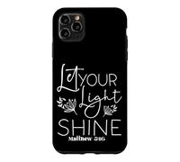 Custodia per iPhone 11 Pro Max Illumina il tuo cammino con Matteo 5:16