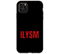 Custodia per iPhone 11 Pro Max ILYSM Retro 80s Text Slang Significativo Design Minimale