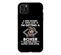 Custodia per iPhone 11 Pro Max I'm Getting A Boxer Funny Dog Mom Puppy Lovers