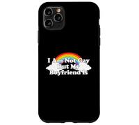 Custodia per iPhone 11 Pro Max I'm Not Gay But My Boyfriend Is